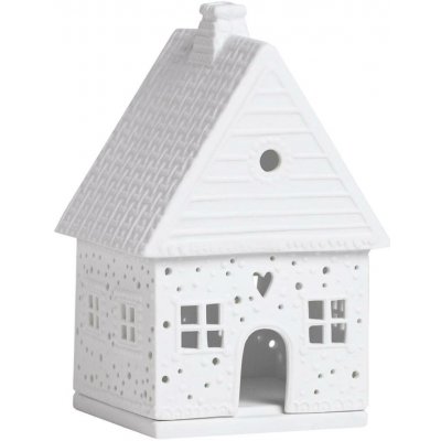 räder Porcelánový svícen Gingerbread House, bílá barva, porcelán – Zboží Mobilmania