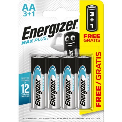 Energizer Max Plus AA 4ks EM009 – Zboží Mobilmania