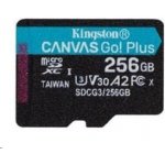 Kingsto Canvas Go! Plus 256 GB UHS-I U3 SDCG3/256GBSP – Hledejceny.cz