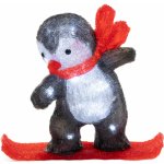 Fééric Lights and Christmas Zimní LED dekorace tučňák 30,3 cm – Hledejceny.cz