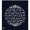 Vánoční osvětlení CITY CITY SM-170152 SM-170152 3D Hvězdná koule Ø 100 cm studená bílá