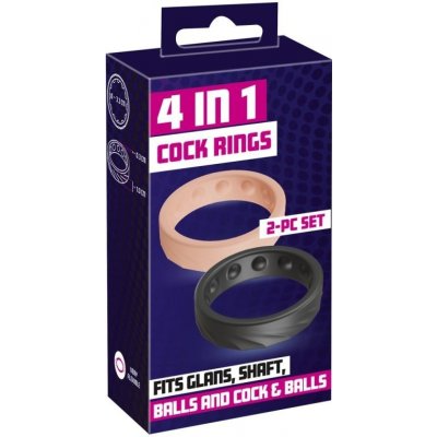 You2Toys 2-pc glans ring set