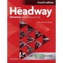 NEW HEADWAY FOURTH EDITION ELEMENTARY WORKBOOK WITH KEY WITH