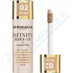 Dermacol Infinity make-up&korektor č.02 beige 20 g – Zbozi.Blesk.cz