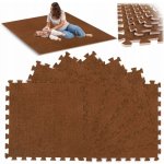 Massido Pěnová podložka puzzle 180 × 120 cm 6 ks hnědá – Zboží Dáma