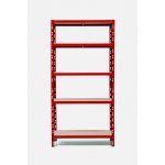 Trestles Regál Super Hit RNDU-KUI 1800 x 900 x 500 mm 5 polic červený – Zboží Dáma