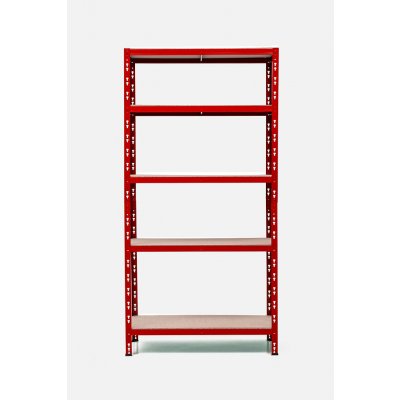 Trestles Regál Super Hit RNDU-KUI 1800 x 900 x 500 mm 5 polic červený – Zboží Dáma