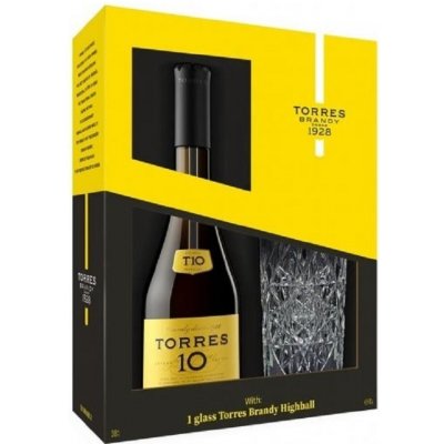 TORRES 10Y.O. GRAN Reserva španělské brandy 40% 0,7 l (1x sklo long kazeta) – Zboží Mobilmania