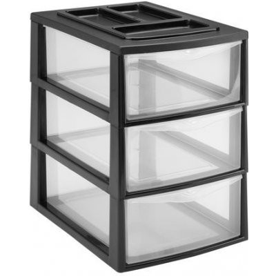 Heidrun Plastový regál 3 zásuvky 38x27x38cm – Sleviste.cz