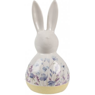 Keramická dekorace králíček s květy 12*10*23 cm – Hledejceny.cz