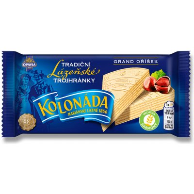 Opavia Kolonáda Tradiční lázeňské trojhránky Grand oříšky 50 g – Hledejceny.cz