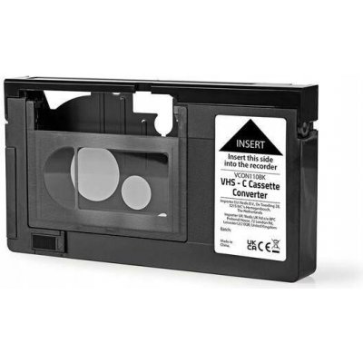 Nedis VCON110BK adaptér pro kazety VHS-C na VHS – Zboží Živě