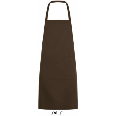 Sol's Dlouhá zástěra s kapsou GRAMERCY čokoládová – Zboží Dáma