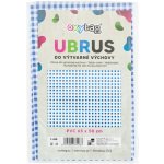 Oxybag - ubrus do výtvarné východy modro-bílé kostky, 65 × 50 cm – Sleviste.cz
