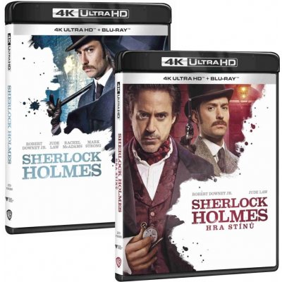 Sherlock Holmes - kolekce 1+2 4K BD – Zbozi.Blesk.cz