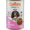 Konzerva pro psy Calibra Premium Dog with Veal & Chicken 1240 g