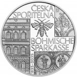 Česká mincovna 200. výročí založení české spořitelny - Böhmische Sparkasse 200 Kč 2025 stříbrná mince PROOF 13 g – Zboží Dáma