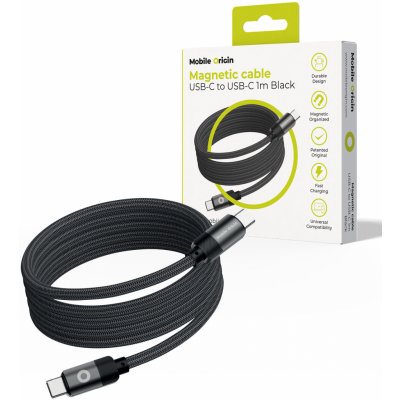 Mobile Origin MC2-USBC-1M-BLK USB-C to USB-C, 1m, černý – Hledejceny.cz