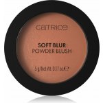 Catrice Soft Blur Powder Brush pudrová tvářenka s matným efektem 050 Born to blonze 5 g – Zboží Dáma