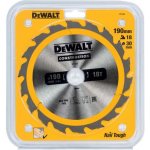 DeWALT Pilový kotouč 190x30mm 18z ATB 20° DT1943 – Hledejceny.cz