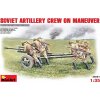 Sběratelský model MiniArt Soviet Artillery Crew On Maneuver & ZiS-3 35081 1:35