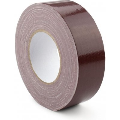 Hladká textilní páska WT-5561 – textil potažený PE, hnědá, 38 mm × 50 m – Zbozi.Blesk.cz