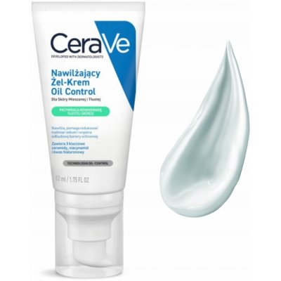 CeraVe Hydratační gel-krém s technologií pomáhající absorbovat kožní maz 52 ml – Zbozi.Blesk.cz