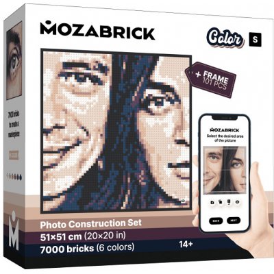Mozabrick S Color – vytvořte si obraz podle fotky – Zboží Dáma