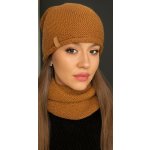 Fashionweek Dámský komplet čepice + nákrčník S3051 Camel – Hledejceny.cz
