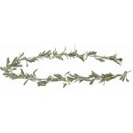 EMOS LED vánoční girlanda jmelí 1,5 m 3x AA vnitřní teplá bílá časovač – Zboží Mobilmania