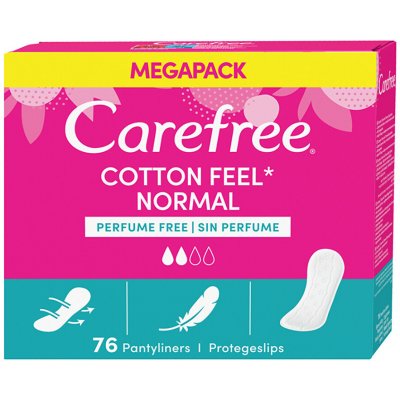 Carefree Cotton Unscented Pantyliners 56 ks