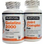 Survival Joint Complex Fair Power + Survival Gelatina 2000 Fair Power 180+150 kapslí – Zboží Mobilmania