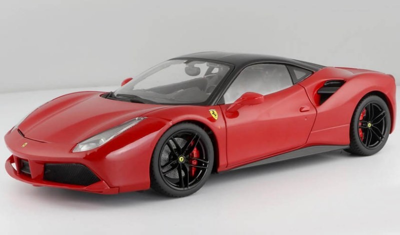 Bburago Sign. Ferrari 488 GTB červená 1:18