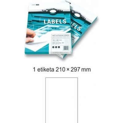 S&K LABEL Samolepící etiketa 210x297 mm 100 archů – Zbozi.Blesk.cz