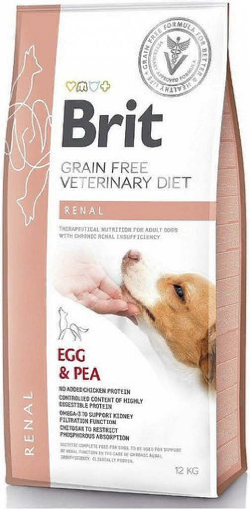 Brit Veterinary Diet Dog Grain Free Renal 12 kg