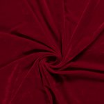 Látka strečový samet premium červený – Zboží Dáma