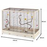 Ferplast Giulietta 8 113,5 x 53 x 82 cm – Sleviste.cz