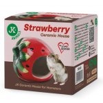 JK ANIMALS keramický domek Jahoda pro křečky 12 x 9 x 9 cm – Sleviste.cz