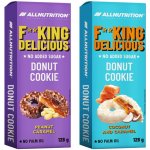 Allnutrition Fitking Delicious Donut Cookie Kokos z karmelem 128 g – Zboží Dáma
