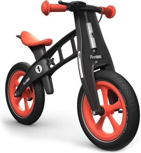 First Bike Limited Edition s brzdou + zvonek oranžové