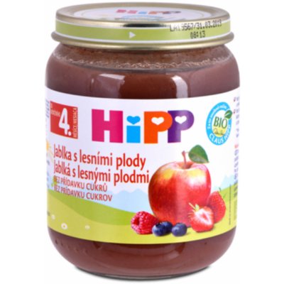 HiPP Jablka s lesními plody 125 g – Zbozi.Blesk.cz