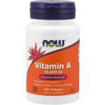 Now Vitamin A D 10 000 400 IU 100 softgel kapslí – Hledejceny.cz