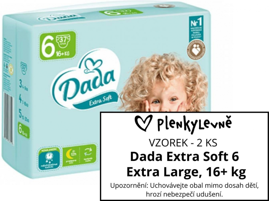 Dada Extra Soft 6 Extra Large 16+ kg 2 ks