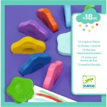 Djeco Sada 12 nešpinících voskovek ve tvaru kytiček – Hledejceny.cz