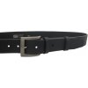 Pásek Penny Belts pánský kožený opasek EXKLUZIV 501-V4-60 černý