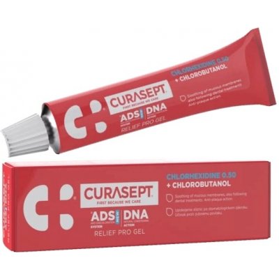 Curasept ADS Relief parodontální gel s CHX 0,5%+ Chlorobutanol+ PVP-VA 30 ml – Zboží Mobilmania