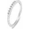 Prsteny Brilio Silver Půvabný stříbrný se zirkony SR031W