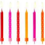 PartyDeco Dortové svíčky barevné – Zboží Dáma