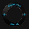 Winmau s logem Man Cave Ochrana k terčům
