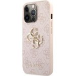 Pouzdro Guess PU 4G Metal Logo iPhone 13 Pro Max růžové – Zbozi.Blesk.cz